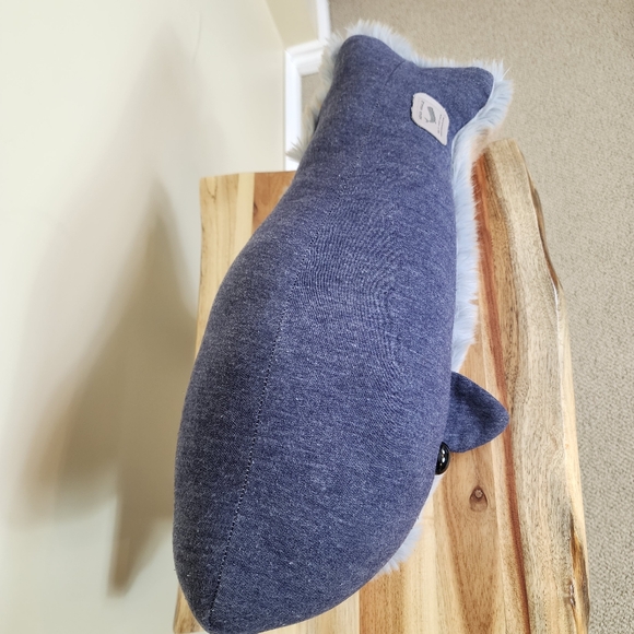 Wendi Whale Soft Belly Stuffed Plush Pillow Toy - Picture 4 of 5